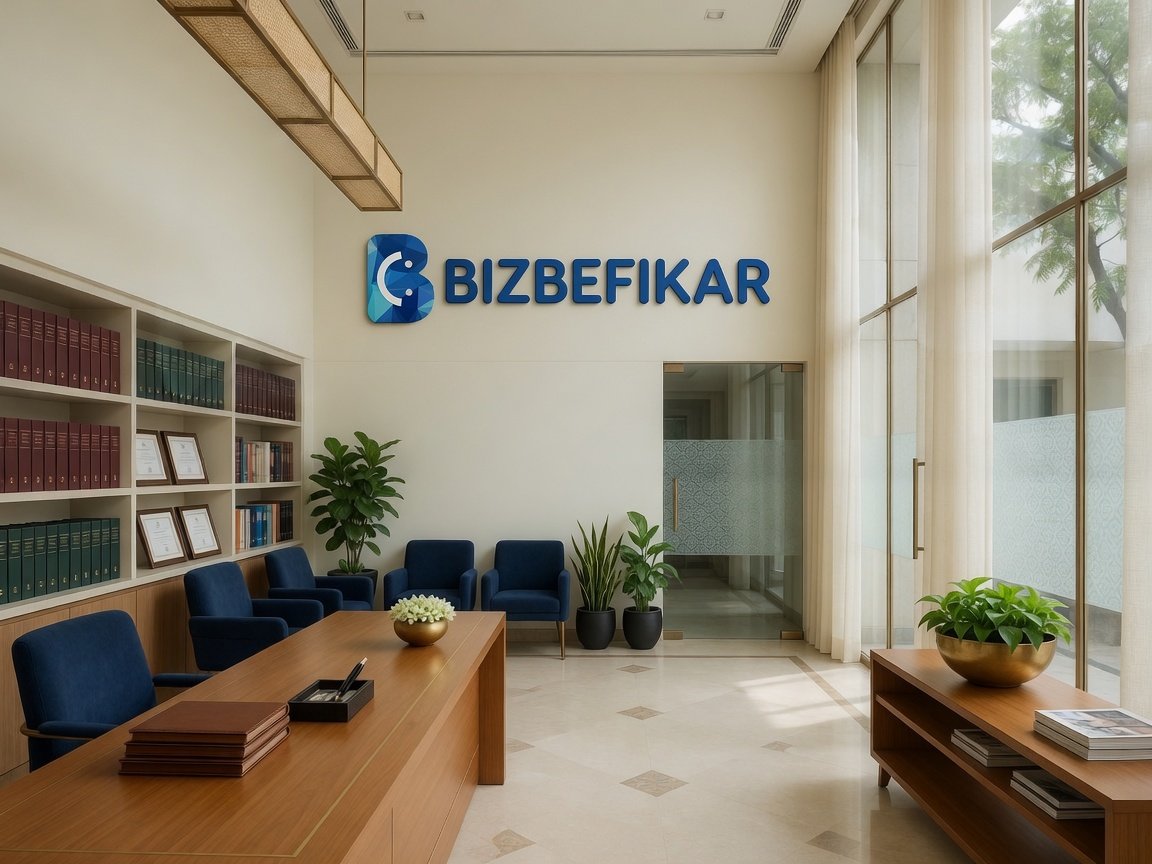 Bizbefikar office with company logo